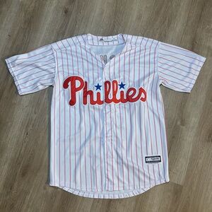 Philadelphia Phillies Rhys Hoskins Majestic authentic jersey size M